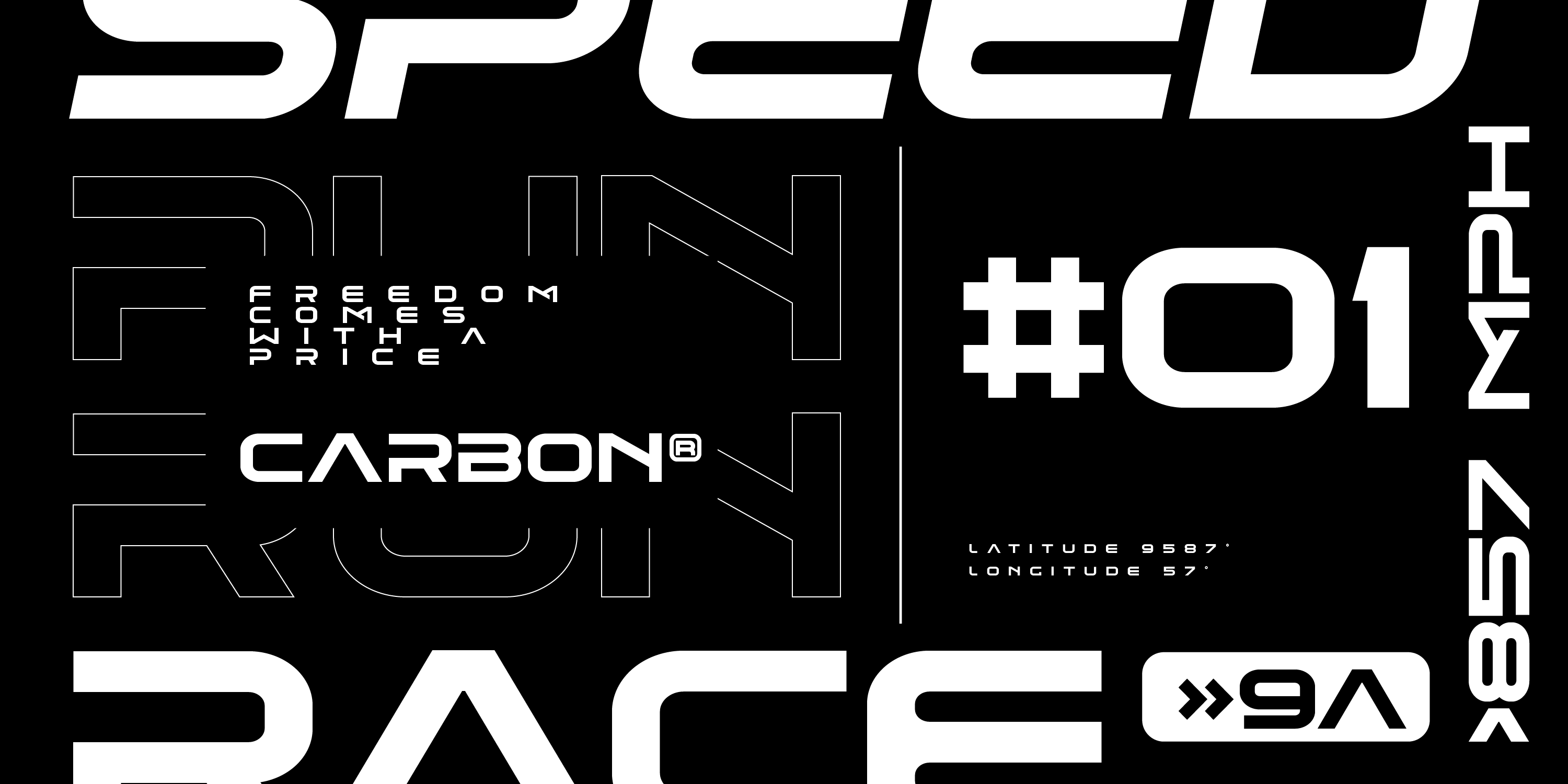 FONT PREVIEW CARBON V3-15
