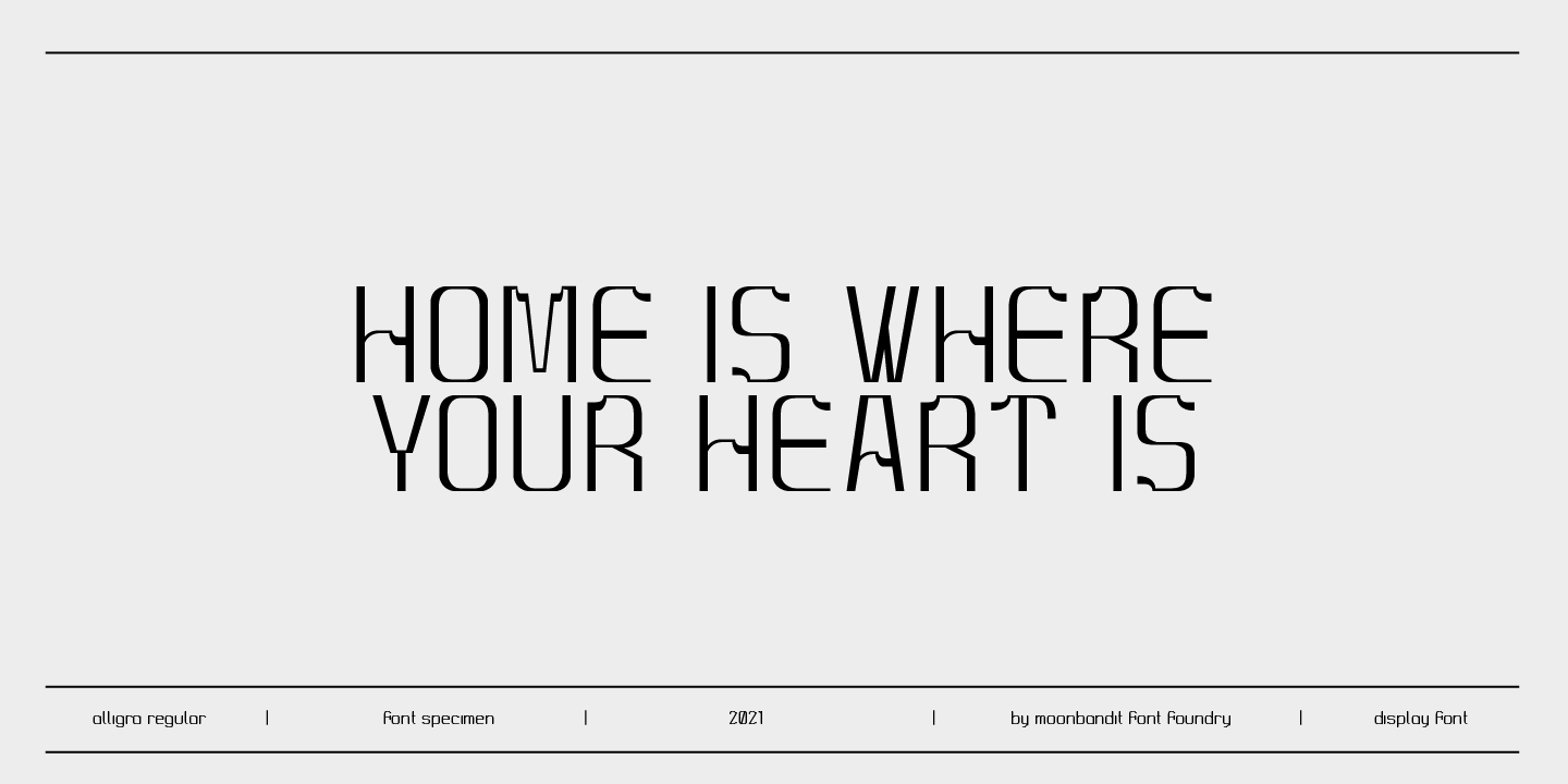 FONT PREVIEW ALLIGRA-16