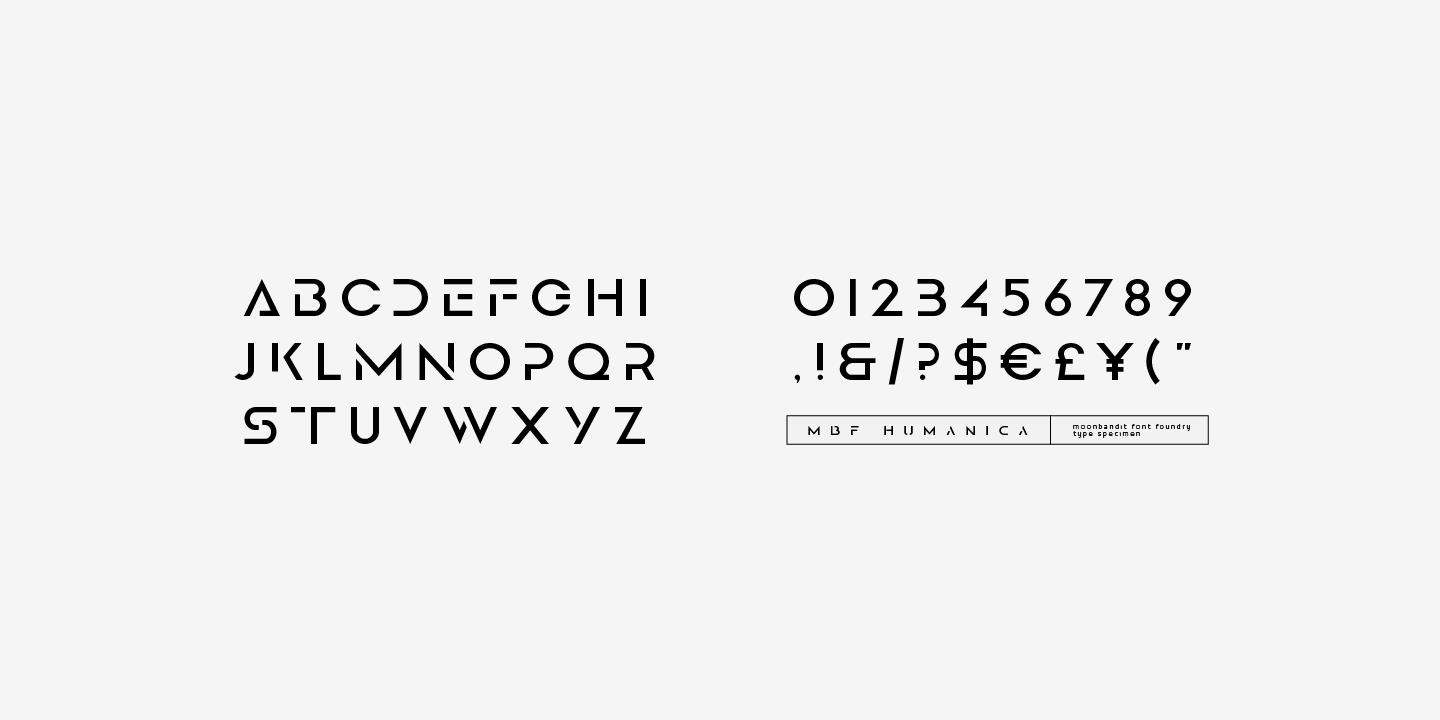 FONT PREVIEW HUMANICA-14