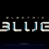 Electric Blue Chrome Text Effect