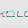 Hologram Text Effect