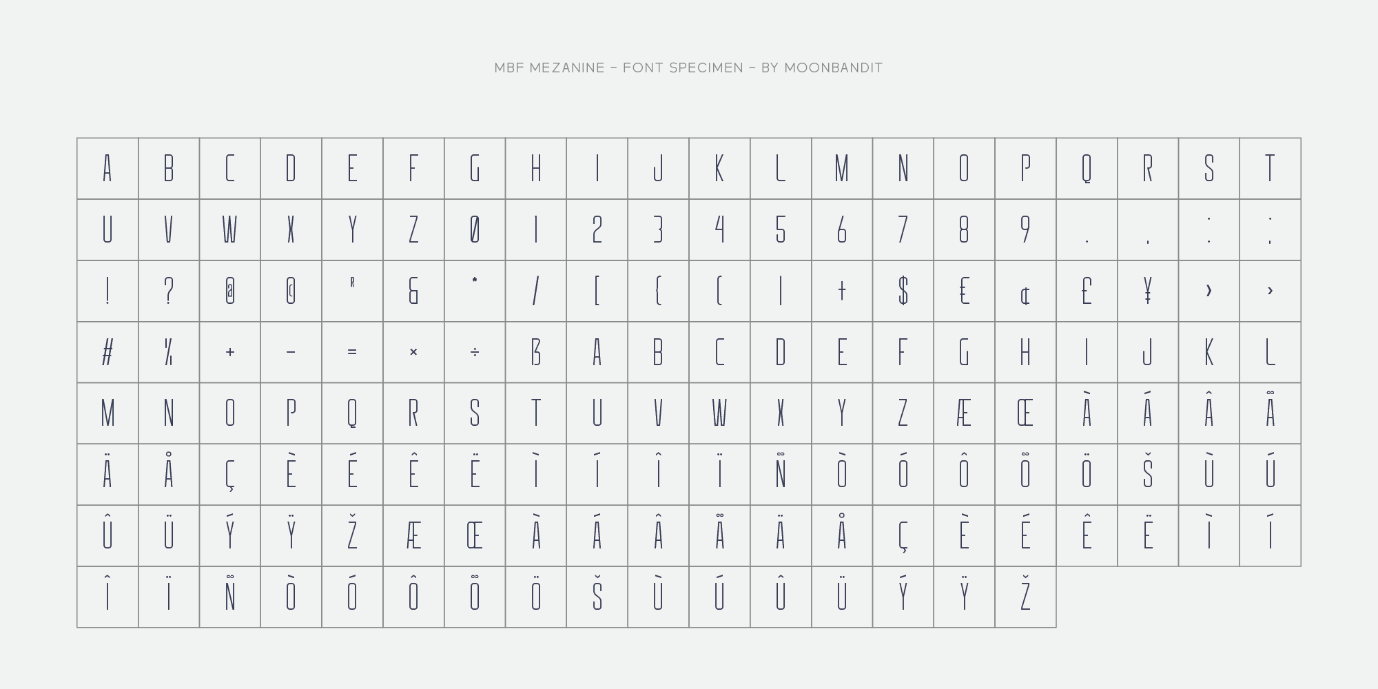 FONT PREVIEW MEZANINE-18