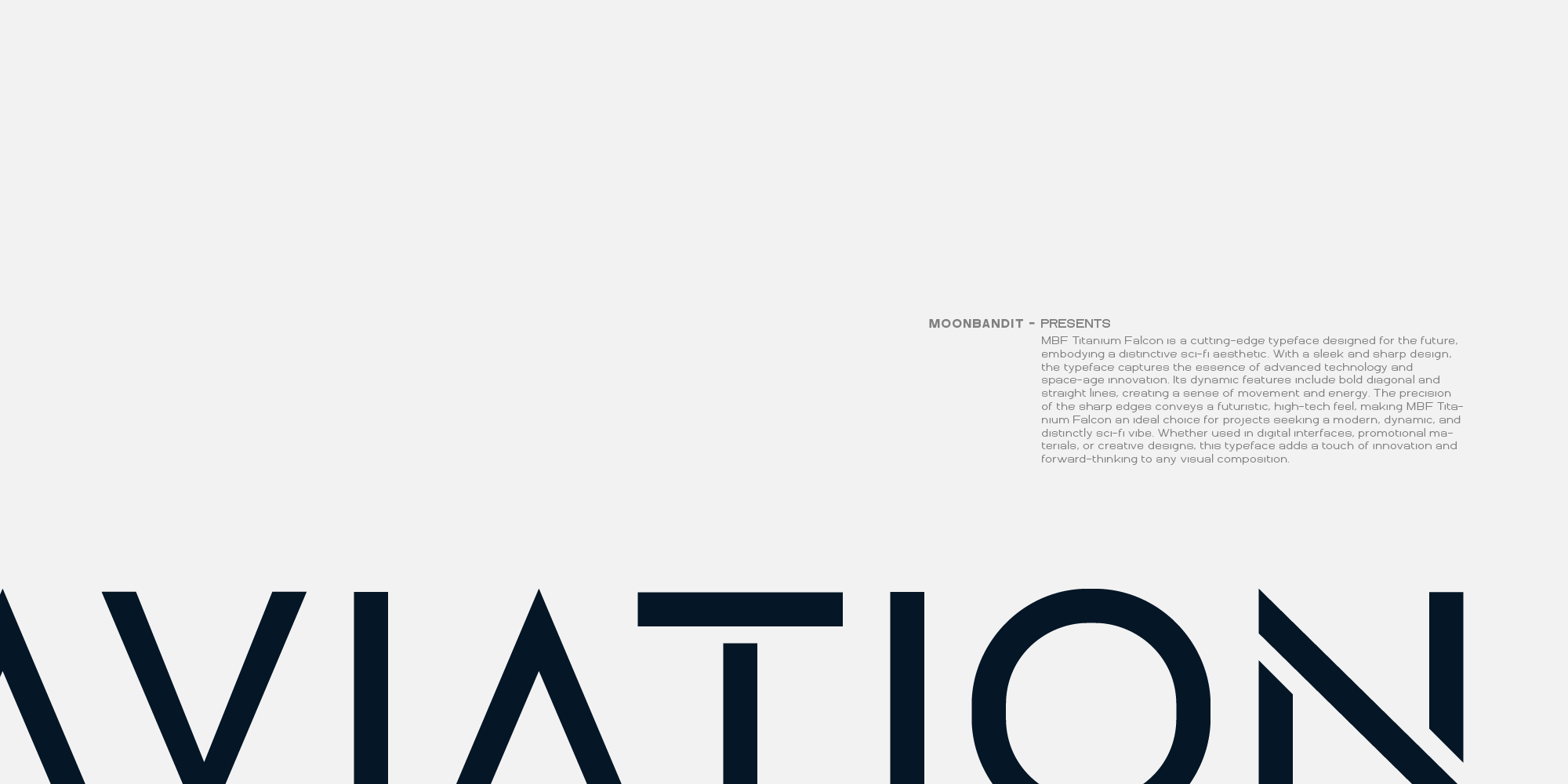 FONT PREVIEW TITANIUM FALCON_10