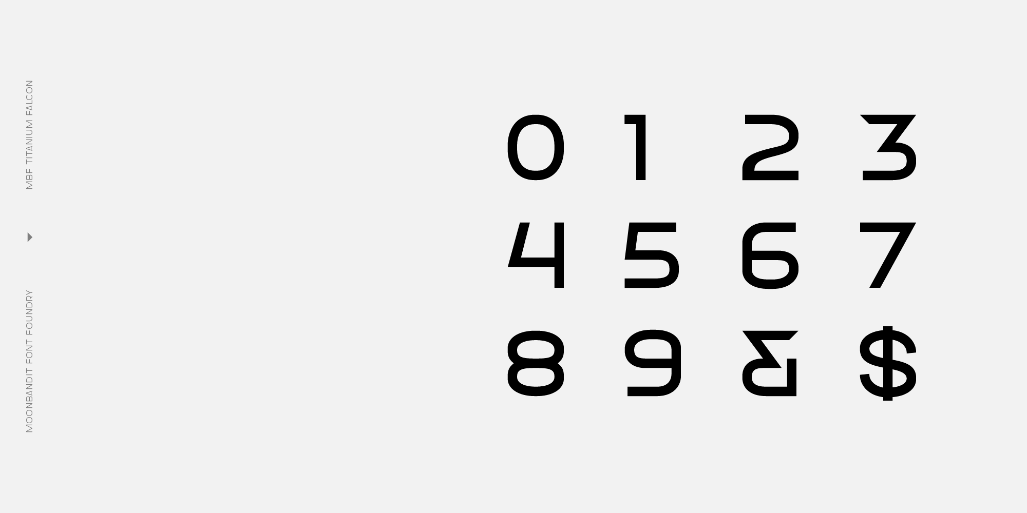 FONT PREVIEW TITANIUM FALCON_16