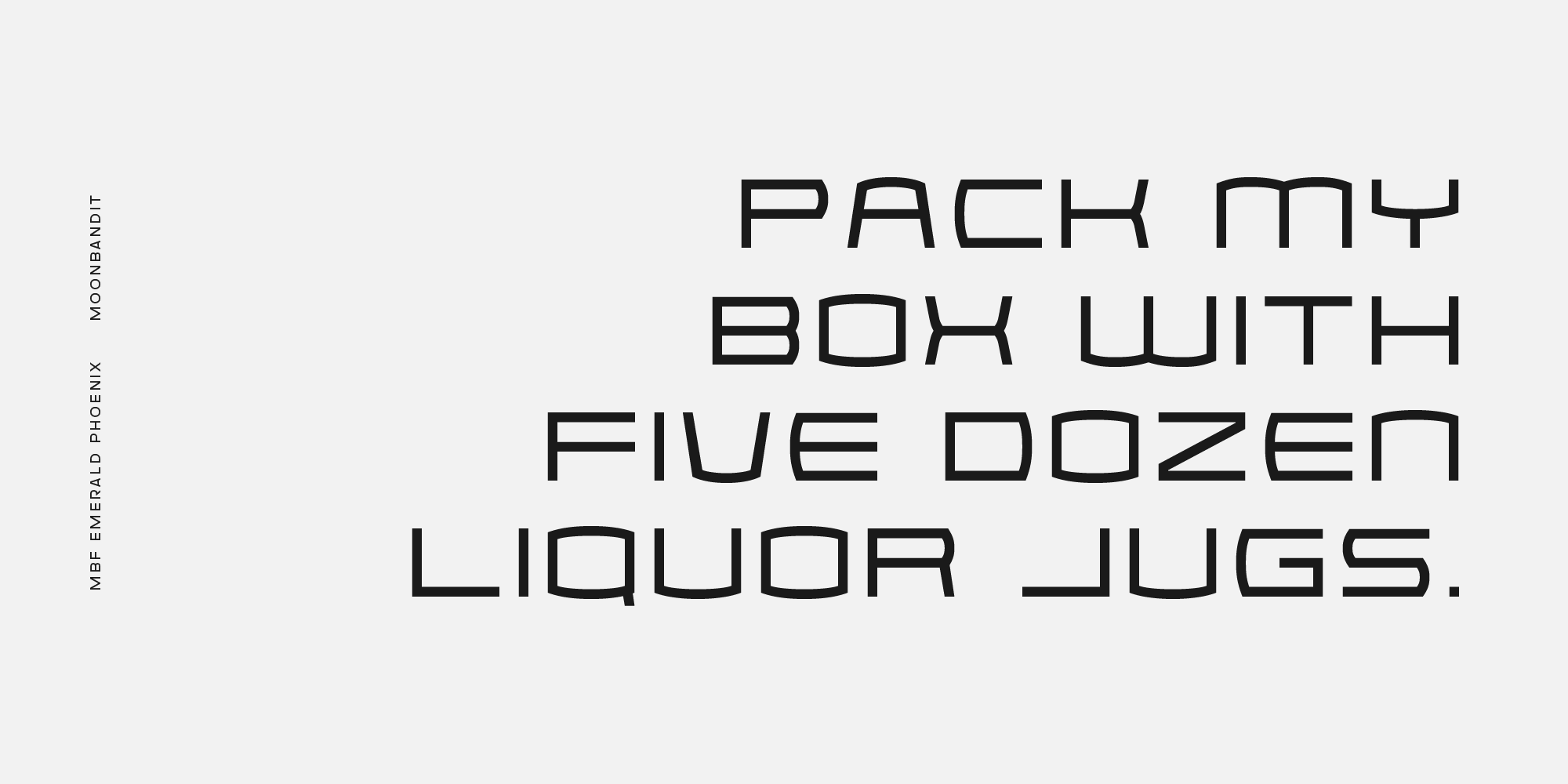 FONT PREVIEW EMERALD PHOENIX_12